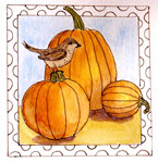 Three Pumpkins